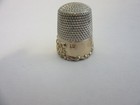 Mkd 14k Gold   Sterling Sewing Thimble Ketcham   Mcdougall No Monogram Size 12