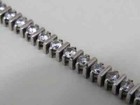 13 90 Ct Round Cut White Diamond Unisex Tennis Bracelet 925 Sterling Silver