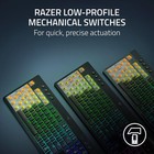 Razer Blackwidow V4 Low-profile Tkl Orange Mechanical Switches Gaming Keyboard