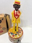 Marx Be-bop Jivin Jigger Working With Box Tin Windup Chein Mech Bank Included
