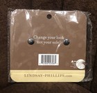 New Lindsay Phillips Tessa Shoe Snaps Charms Faux Brown Stone Turquoise Beads    