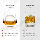 Clear Ice Ball Maker Mold  8 Large Whiskey Ice Cubes Mold  2 Inch Round Silicone