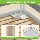 3-piece Full Size Bed Rail For Toddlers - Adjustable Rail Guard  74 8 x74 8 x54 