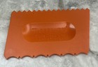 Vtg Tupperware Cake Comb Orange Decorating Tool Frosting Scraper Scalloped Edge
