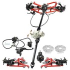 Go Kart Front   Rear Drive Shaft Cv Axle Kit Reverse Swing Arm For Atv Utv Buggy