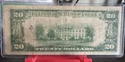 1929  20 Philadelphia Pa Federal Reserve Bank Note Brown National Currency Nice