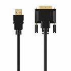 Amazon Basics Hdmi To Dvi Adapter Cable  Bi-directional 1080p  Gold-plated  6 Ft