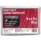 6 Ft  X 9 Ft  Heavy Duty Canvas Drop Cloth