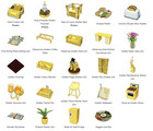 Webkinz Classic - Virtual Fit For A King Suite Set 44 Items  -  code Only 