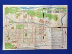 Old Map Kyoto Travel Guide Imperial Japan From Japan