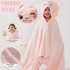 2 Pack Hooded Baby Towels   baby Bath Towel     Soft And Absorbent Towels With Ho   