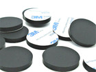 25mm Dia X 5mm Tall Rubber Feet  3m Adhesive  Rubber Discs  Video Game Consoles