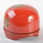 Japanese Incense Holder Vermilion Flower Lacquer W  Box Tea Ceremony Utensils Sa