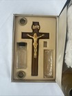 Vtg Portable Sacred Service  Sick Call  Or Last Rites Box Kit  Catholic