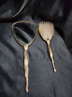 Antique Vanity Set Hair Brush And Hand Mirror Vintage 2 Piece Set Victorian 