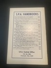 Society Of Philatelic Americans Handbook No 4  1960  Stamp Types 2     3   1912-21
