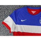 Nike Uswnt 2014 Soccer Jersey Womens Medium Red White Blue Dri-fit 641112-657