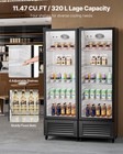Vevor Commercial Merchandiser Refrigerator 11 47 Cu ft Glass Door Beverage