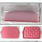 New   Tupperware Rectangular Cake Taker   Carrier  Blue  Cupcakes Or Cake   Fs  