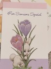 Easter Bunny Greeting Cards Lot Of 9 Unused 4x6 Pastel W  Envelopes Vintage Insp
