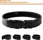 Duty Belt W hook Lining Tri-release Buckle 4 Keepers 2  Police Law Enforcemen   