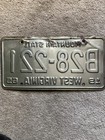 1965 West Virginia License Plate - B28 221 - Nice Debossed