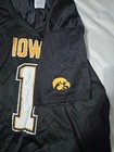 Iowa Hawkeyes Russell Athletic Youth Large Football Jersey  1 Black Gold