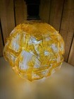 Mid Century Modern Vintage Ribbon Acrylic Globe Light Shade Working Fixture
