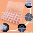  Compartments Plastic Box Case Jewelry Bead Storage Container Craft Organizer