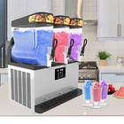 Tecspace Commercial 1 2 3 Tank 12 24 36l Frozen Drink Slushy Making Machine
