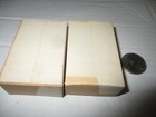 2 Small Vintage Style Boxes Pike   Orphan Boy Smoking Tobacco  Advertising