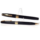 Vtg Sheaffer Imperial Lifetime White Dot Fountaint Pen M 14k Nib   Pencil Set