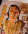 Vintage 1965 Marx Chief Cherokee Action Figure   Accessories Johnny West Botw