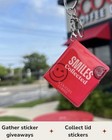 Scooters Coffee Keychain Mini Sticker Book Collection  Smiley Stickers  Patch