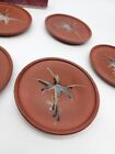 Vintage Otagiri Originals Handcrafted In Japan Ceramic Coaster Set Handpainted 