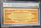 Smithsonian Edition 1934 Gold Certificate  100 000 Note Pmg 70 Gem Gold Plated