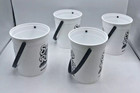 Captain Morgan Plastic Bucket Cups 32oz Lot Of 4 Suns Out Rums Out Beach