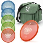  Pdga Aprroved Disc Golf Pro Set With Bag And 6 Discs 