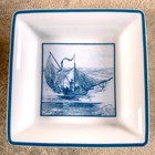 Hermes Paris Ashtray Plate Dish Porcelain Mini Tray 2003 Limited Model 8 X 8 Cm