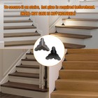 Olldag 36 Pcs Stair Dust Inner Corners For Wooden Steps  25mm 1 Inch  Bronze