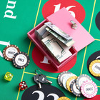 Acrylic Box For Gambler  Winners Bank Portable Safe Casino Money Pocket Sized Ca