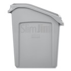 Rcp 2026695 Slim Jim 13 Gal Polyethylene Under Counter Container - Gray New