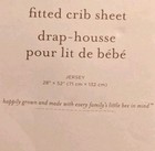Burts Bees Baby Fitted Crib Or Toddler Sheet Organic Cotton Jersey Grey 28x52