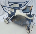Vintage 1950 s Genuine Taylor-tot Baby Stroller Walker Buggy Carriage Blue white