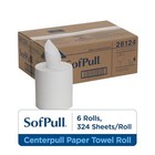 Georgia-pacific Sofpull Centerpull Towels 28124  324 Sheets  6 Rolls