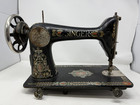 Antique Singer Sewing Machine 66 Red Eye 1919 Handcrank Watch Video Treadle Head