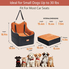 Dog Car Seat For Small Dogs Up To 30 Lbs  Pet Booster Seat