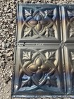 Antique Metal Tin Ceiling Tile 24    X 24  Salvaged Vintage 