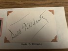 David T  Wilentz Lindbergh Prosecutor Autograph Card Print