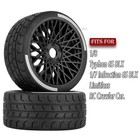 Rc  4pcs  Wheels And Tires For 1 8 Typhon 6s Blx 1 7 Infraction 6s Blx limitl   